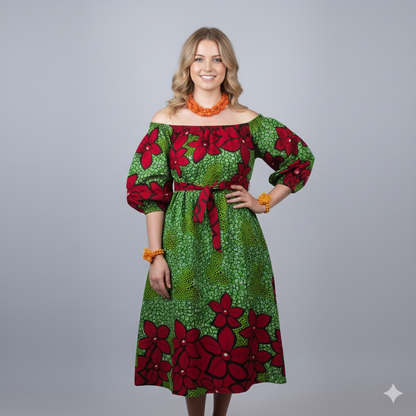 Robe - Élégance Florale