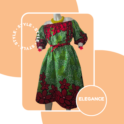 Robe - Élégance Florale